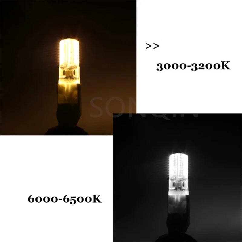 6pcs 슈퍼 밝은 G 4 LED 전구 3W 5W 7W 9W 12W 15W 220V AC 12V 램프 정전원 빛 LED 조명 G4 3014 SMD 전구