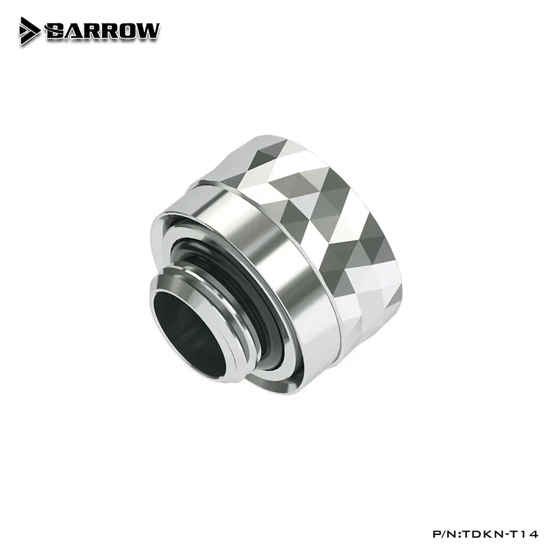 Barrow 12 Pcs Duro Tubo Mão Encaixes Tubos Rígidos Rápido Apertamento Adaptador Diamante g1 Rosca para Refrigeração a Água Od14 mm Tubos - Imagem 5