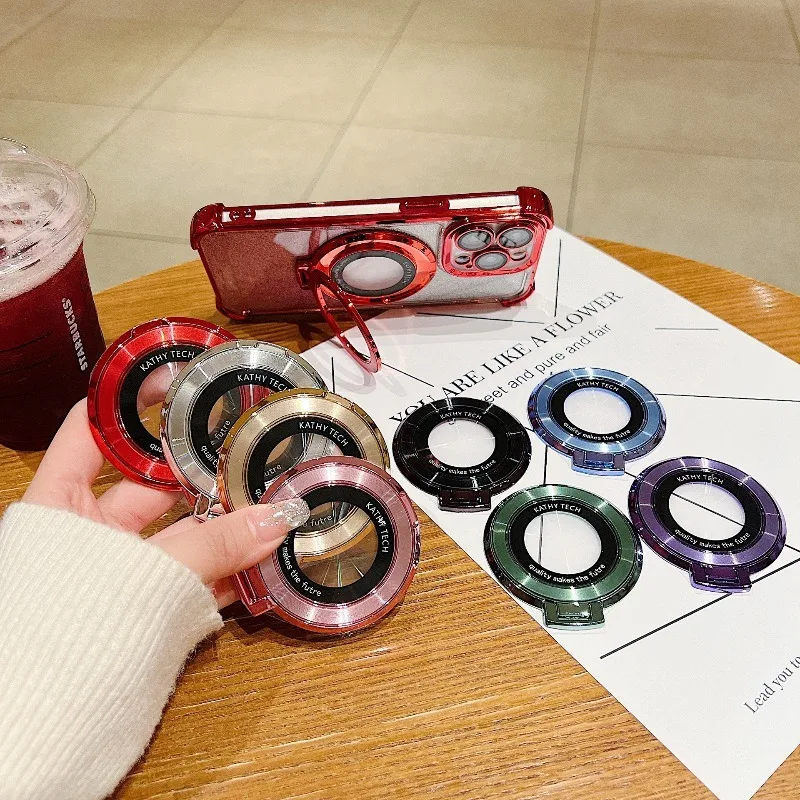 Universal Luxury Magnetic Ring Stand Phone Case Holder Cover