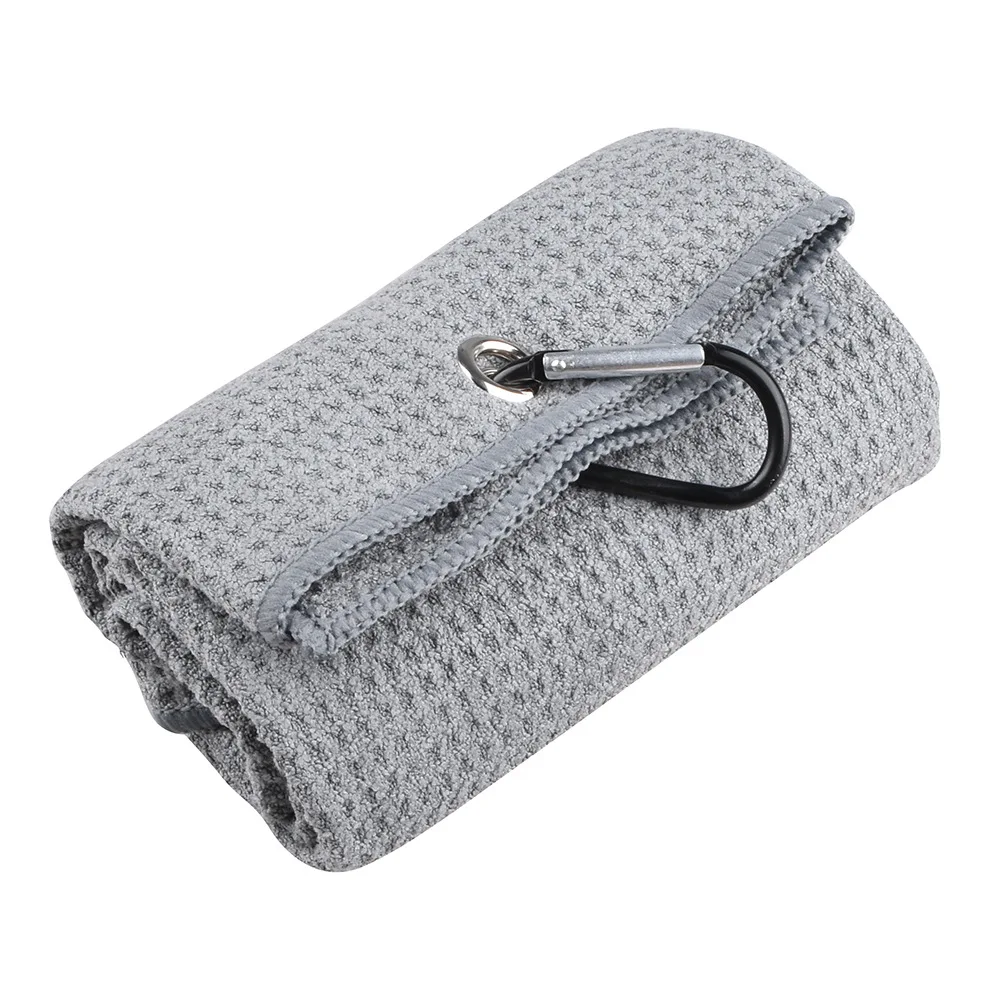 Microfiber Waffle Golf Towel & Dual-Sided Groove Cleaning Brush Set with Turf Repair Tool 3