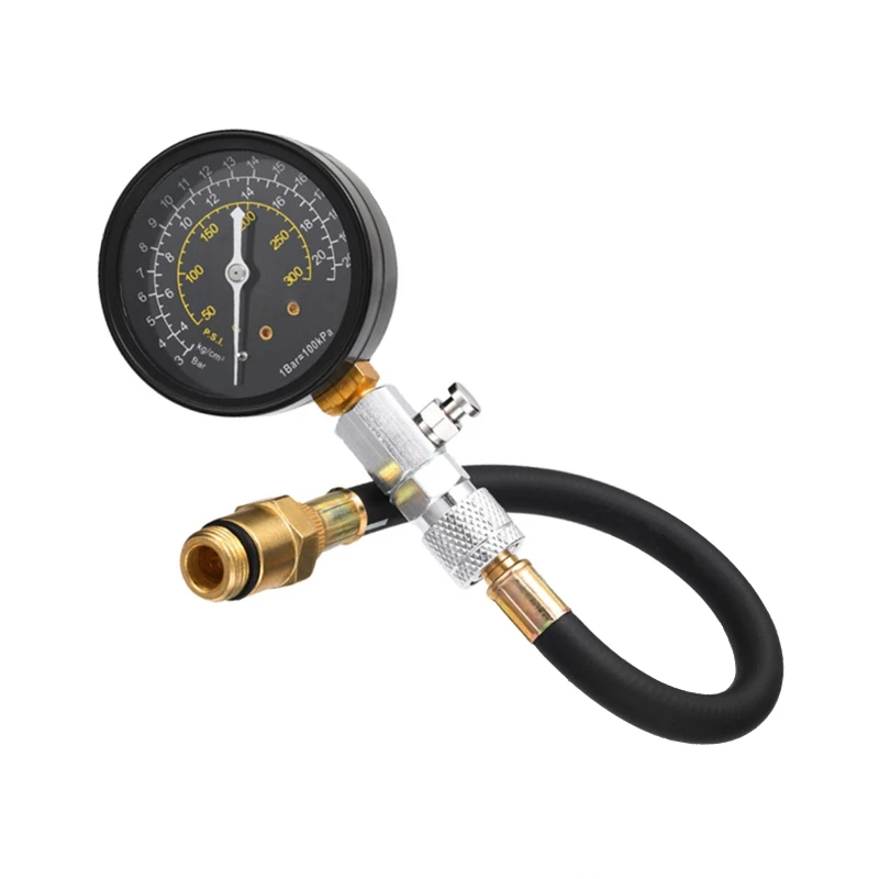 

Car Engine Compression Tester Auto Petrol Gas Engine Cylinder Automobile Pressure Gauge Diagnostic with Adapter