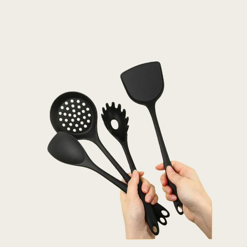 Silicone Kitchen Utensils Set - Non-Stick, Dishwasher Safe Cooking Tools