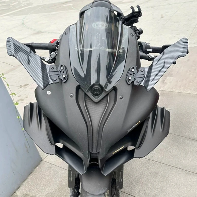 가와사키 닌자 닌자 250 300 400 ZX-6R ZX-4R ZX-10R 용 개조 오토바이 사이드 미러 스포츠카 고정 윙 백미러