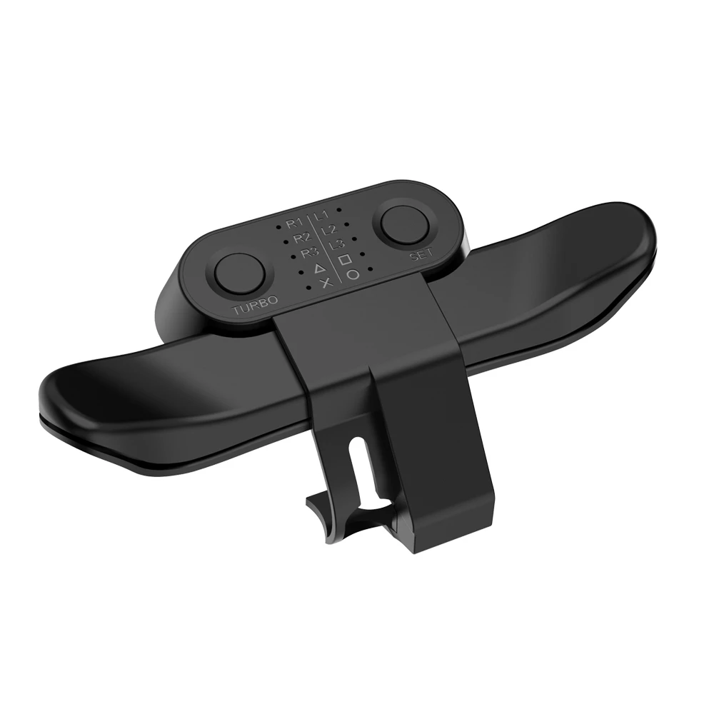 For PS4 Controller Back Button Attachment DualShock4 Rear Extension Adapter Gamepad Paddle Key With Turbo for SONY PS4 Accessory