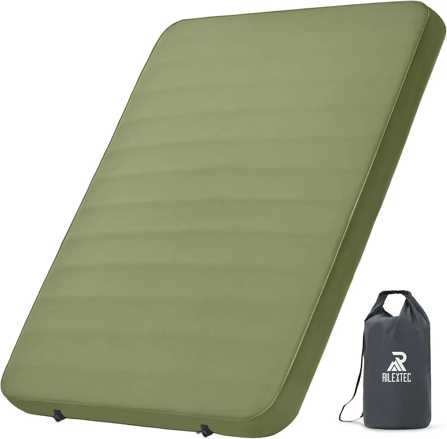 Camping Pad for Camping, Camping Sleeping Pads with Solid Foam, Sleeping Pad with Pump Sack, Compact Dou