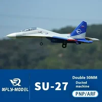 Xfly Flying Model Airplane Double 50mm Su27 Double Engine Culvert Fighter Model Aircraft Fixed Wing Rc Plane Toy Gift 2