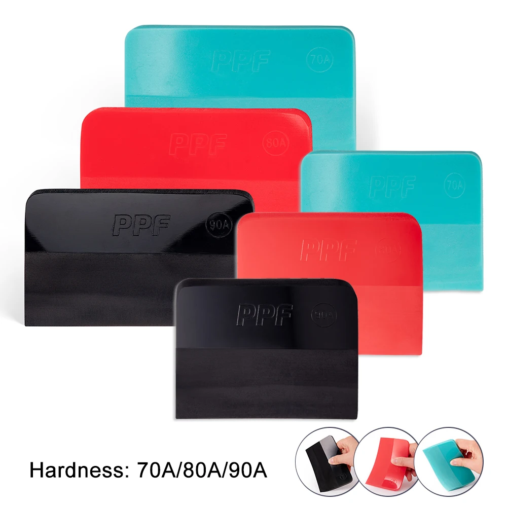 Foshio Soft Ppf Squeegee Tpu Rubber Window Tinting Tool Vinyl Wrap Scraper  Car Sticker Film Removal Auto Cleaning Accessories - Scraper - AliExpress