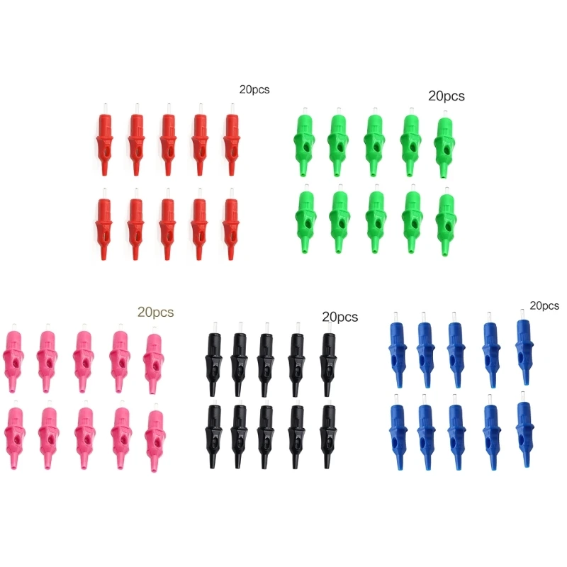 

20x Professional Cartridge Tattoo Integrated Ballpoint Pen for Artist Designer Student Drawing Writing Art Enthusiasts