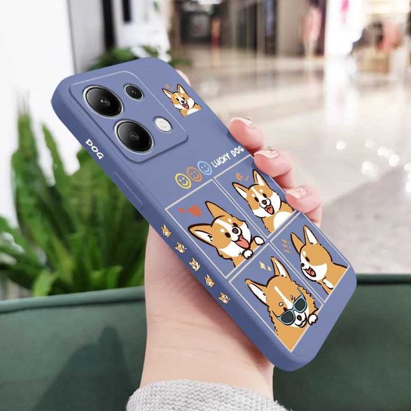 Silly Corgi Liquid Silicone Phone Case Cover