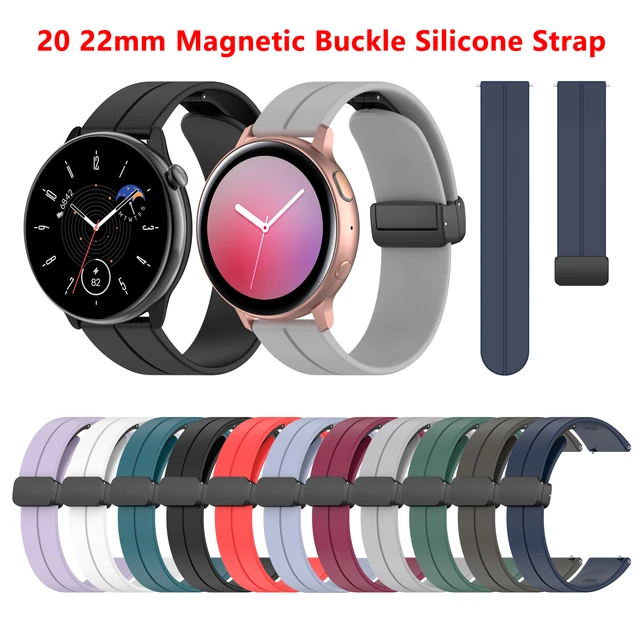 Magnetic Buckle Strap For Amazfit GTS 3/4/2/2e/GTS 2 mini/GTR 4/2/3/pro/stratos/47mm  bracelet correa Amazfit bip 20mm 22mm band - AliExpress