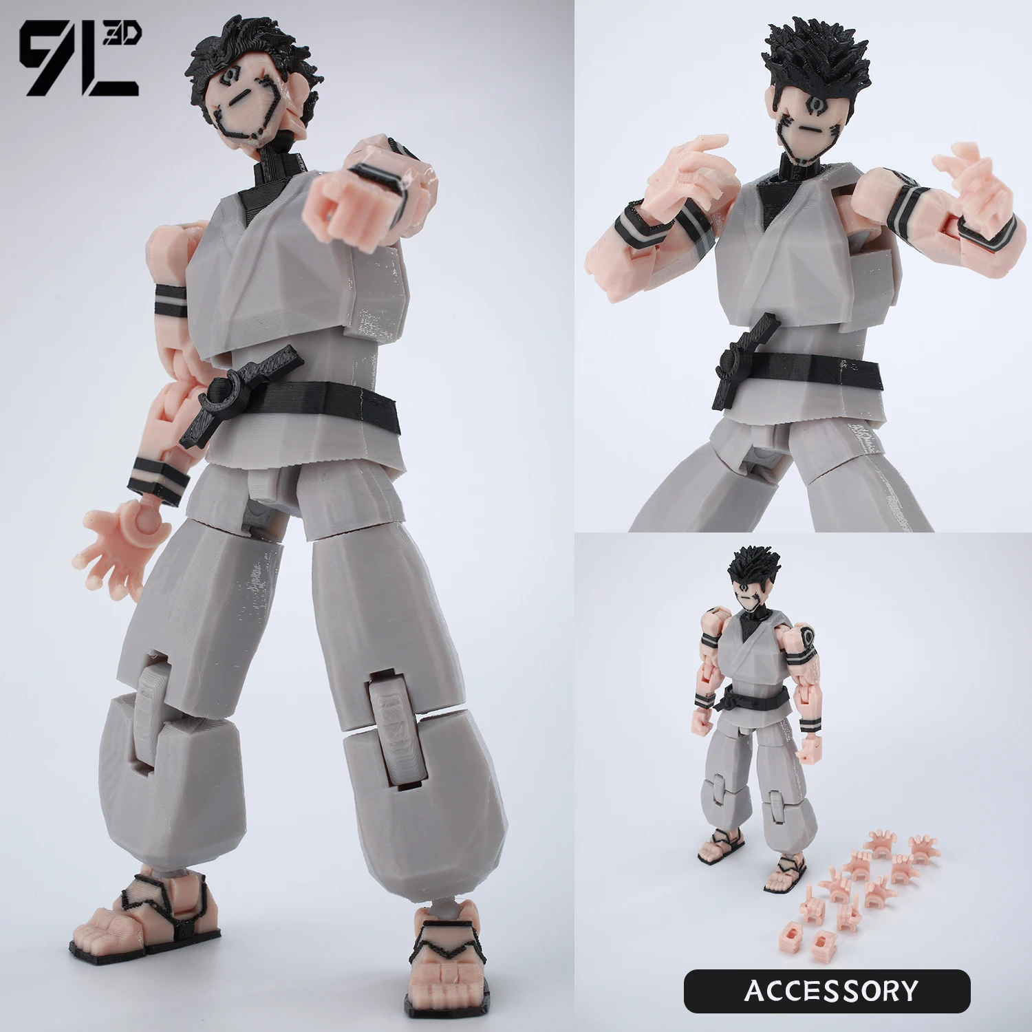 9L3D Printed Jujutsu Kaisen Dummy13 Lucky13 T13 Titan13 Zen'in