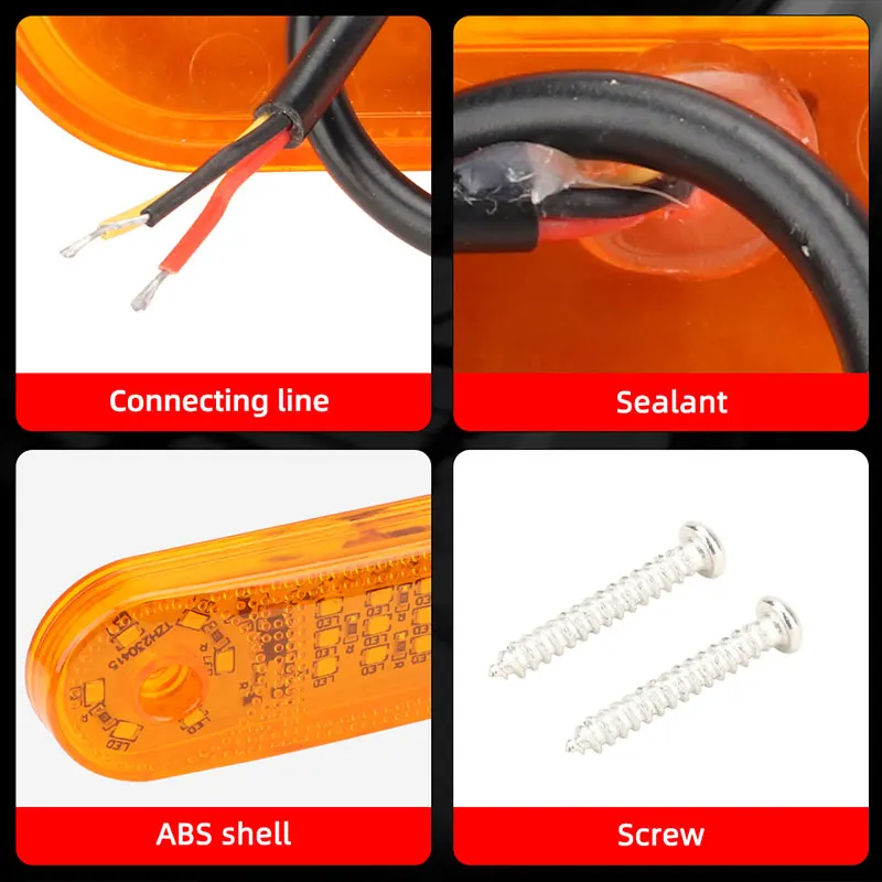 2pcs �����̴� �� Ʈ�� ���� ��ȣ ���� ��Ʈ�κ� �� ����� ���� ���� 12v 24v LED ǥ�� �� Ʈ�� �̵�