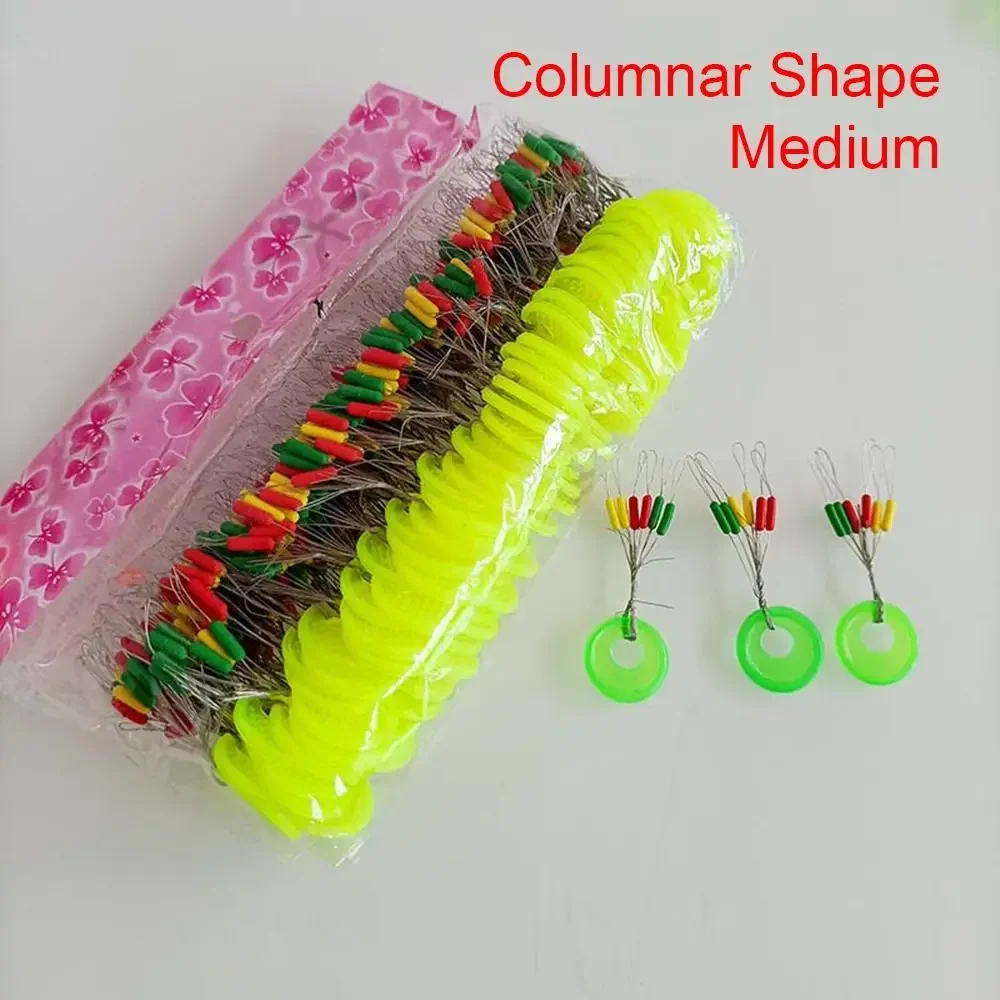 Jorzer Butée En Caoutchouc Flotteur Bouchon De Pêche Flotteur Cylindrique Space Bean Ligne De Poisson Accessoires 300PCS