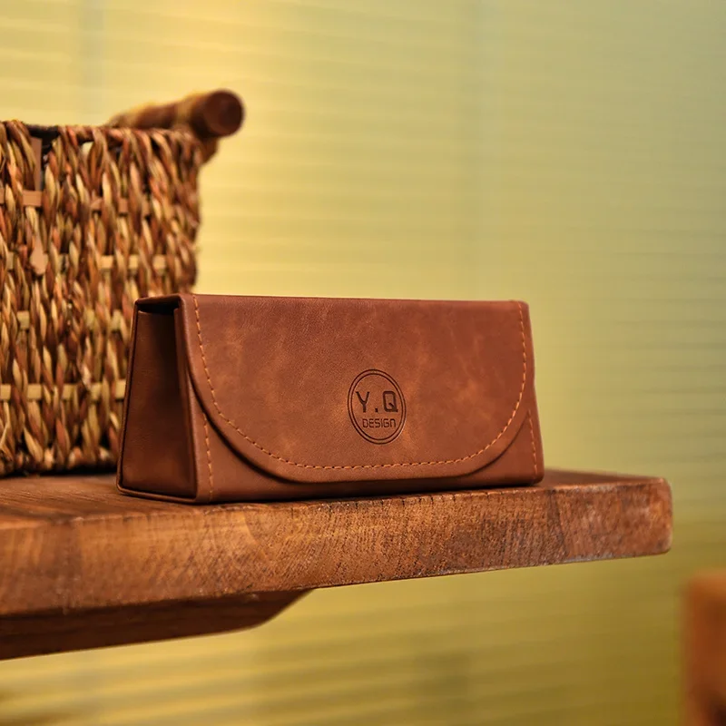 

Элегантные портативные очки искусственная кожа Улучшенная защита от давления при близорукости и солнцезащитных очках органайзер для женщин и мужчин