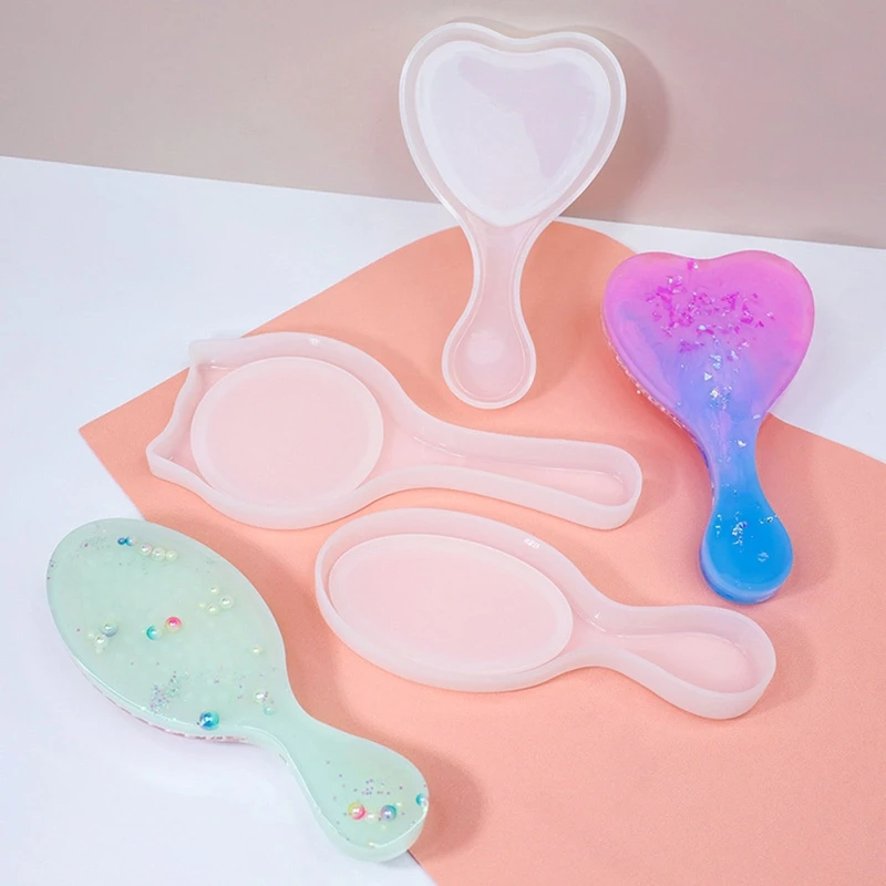 

Resin Comb Silicone Mold for Crafting Makeup Combs Massage Combs DIY Ornaments Dropship