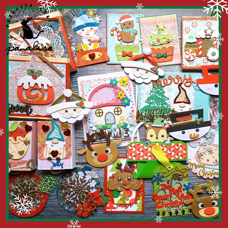 PanalisacraftChristmasCollectionMetalCuttingDiesStencilsforDIY