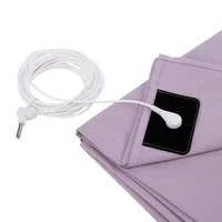 Grounding Sheets with 10% Silver Fiber & Organic Cotton - Conductive with Grounding Cord, Grounding Keep Good Sleep, Health 2
