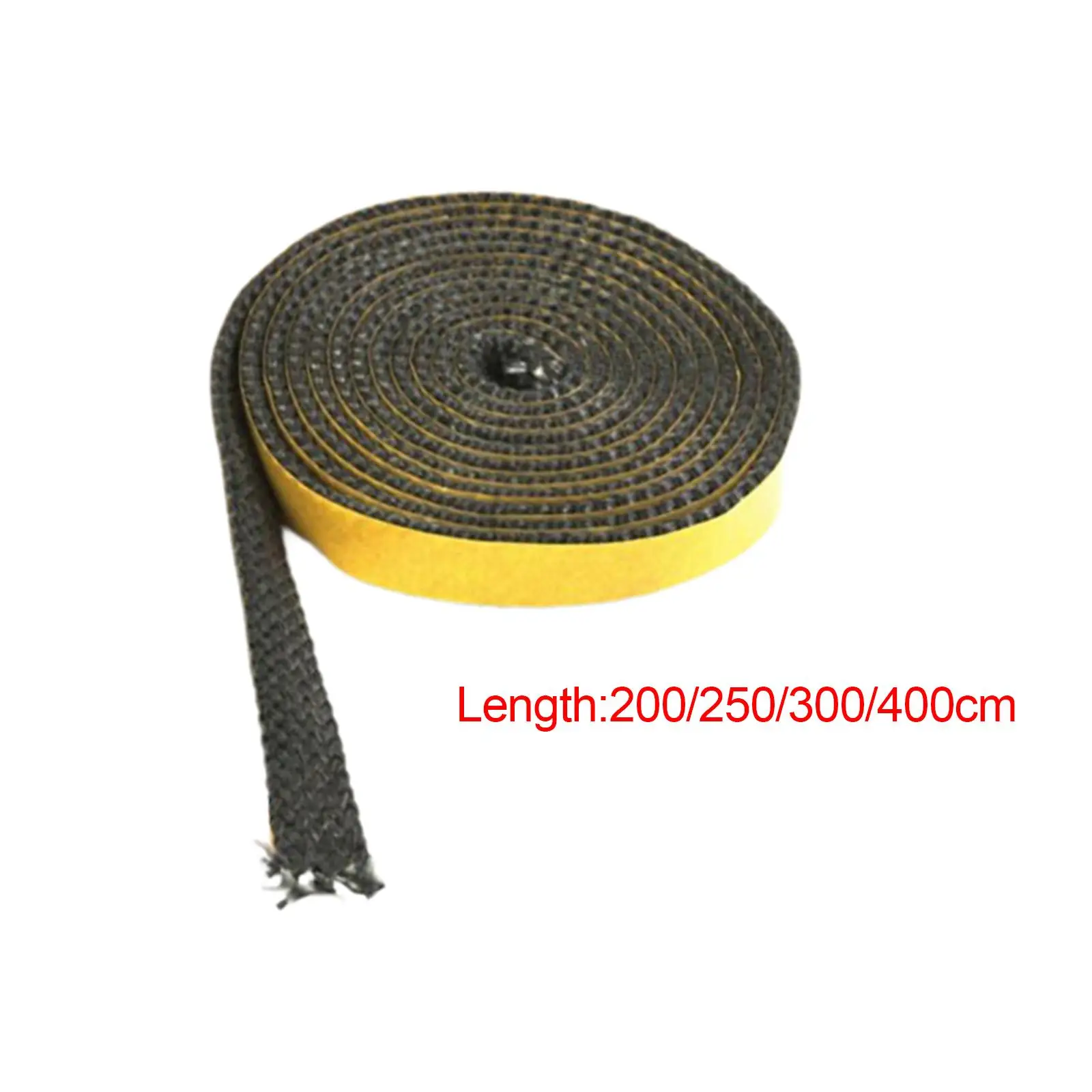 Wood stoves gasket Fiberglass flat gasket high temperature resistance flat stoves rope for fireplace door oven glass window