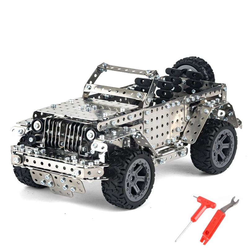3D Metal Building Blocks Adult High Difficulty Assembly Model Off road ...