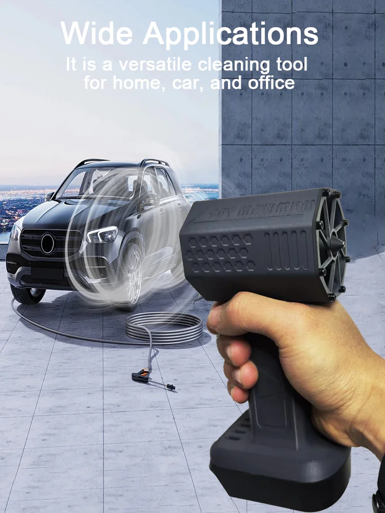 800 Вт турбо-вентилятор, Электрическая воздуходувка, сушилка для удаления пыли для аккумулятора Dewalt/Makita18/21 в, быстрое удаление снега 62 мм