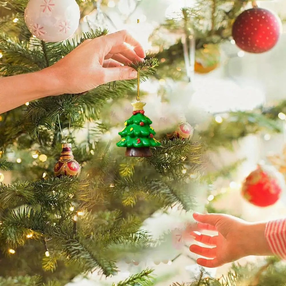 

Cute Christmas Tree Pendant Hanging Pendant Festive Christmas Tree Ornaments Adorable Snowman Pendants Home Decor New Year Gift