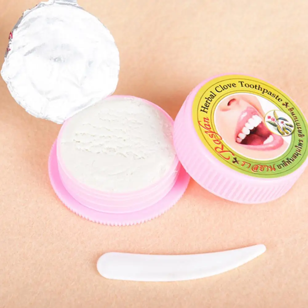 Natural Herbal Thailand Toothpaste Powder Tooth Whitening Toothpaste Dentifrice Tooth Paste Mint Oral Clean Care 25g tooth powder