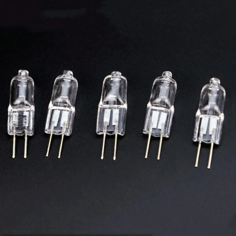 Microscope Lamp 10 PCS 6V G4 Halogen Lamp Bulb Beads 5W 10W 15W 20W 25W 30W Microscope Accessory microscope lamp