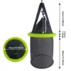 Aventik Foldable & Portable Floating Fish Basket Fishing Net Constructed with Nylon Mesh for minnows smelt shrimp crabs 3