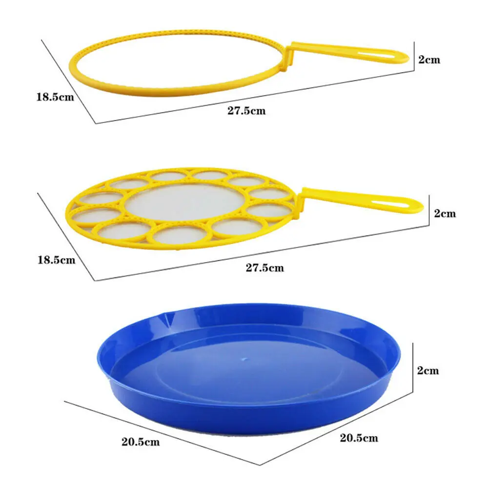 3Pcs/Set Family Giant  Outdoor Fun For  Magic Big Bubble Bubble Blow Maker Bubble Wand Tool Bubble Blower