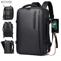 Weixier 16 Inch Large-capacity Men's High-end Backpack Computer Bag High-end Business Bag Expandable Backpack Witch USB