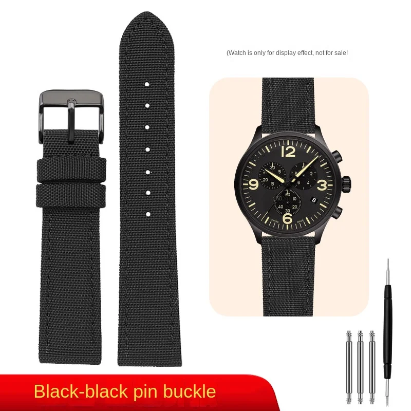 Versatile Nylon Leather Waterproof Canvas Wristband