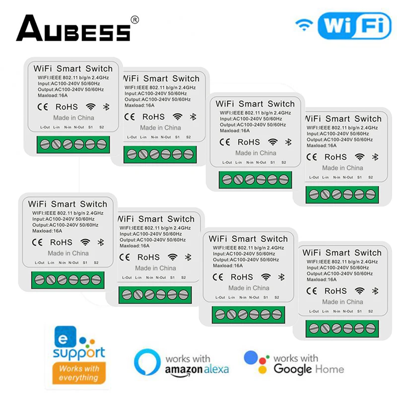 16A eWeLink Wifi MINI Smart Switch DIY 2-way Control