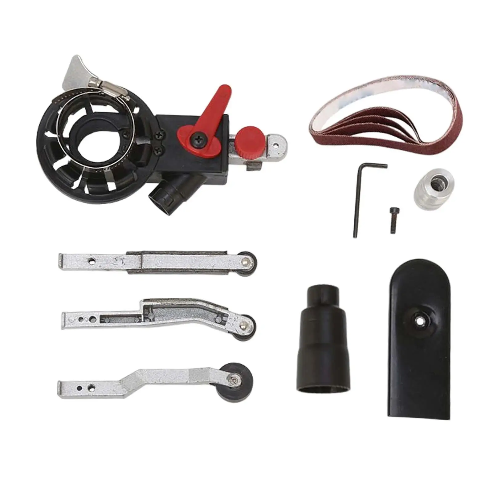 

Metal Sander Head Adapter Attachment Handheld Grinder Sander Kits Mini Belt Sander for M14 Electric Angle Grinder Metal Welding