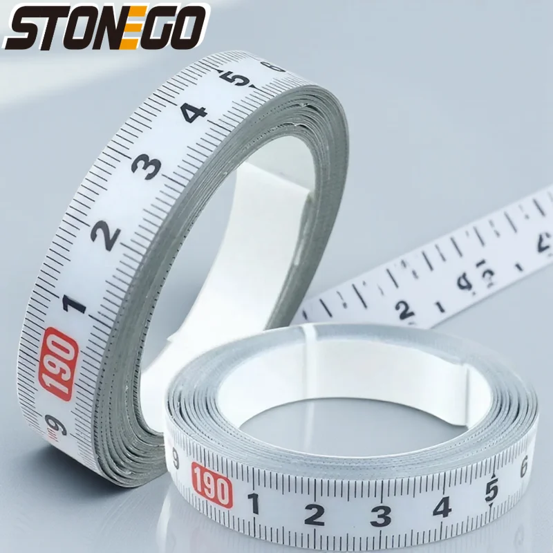 Durable Rust-Proof Wear-Resistant Stainless Steel Mitered Track Ruler with Self-Adhesive Metric Scale