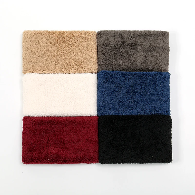 Winter Faux Circle Warmer Thick Chunky Scarf Woman For Neck Scarves Cycling Loop With Fur Knit Unisex Man Hiking Softl Scarf 3