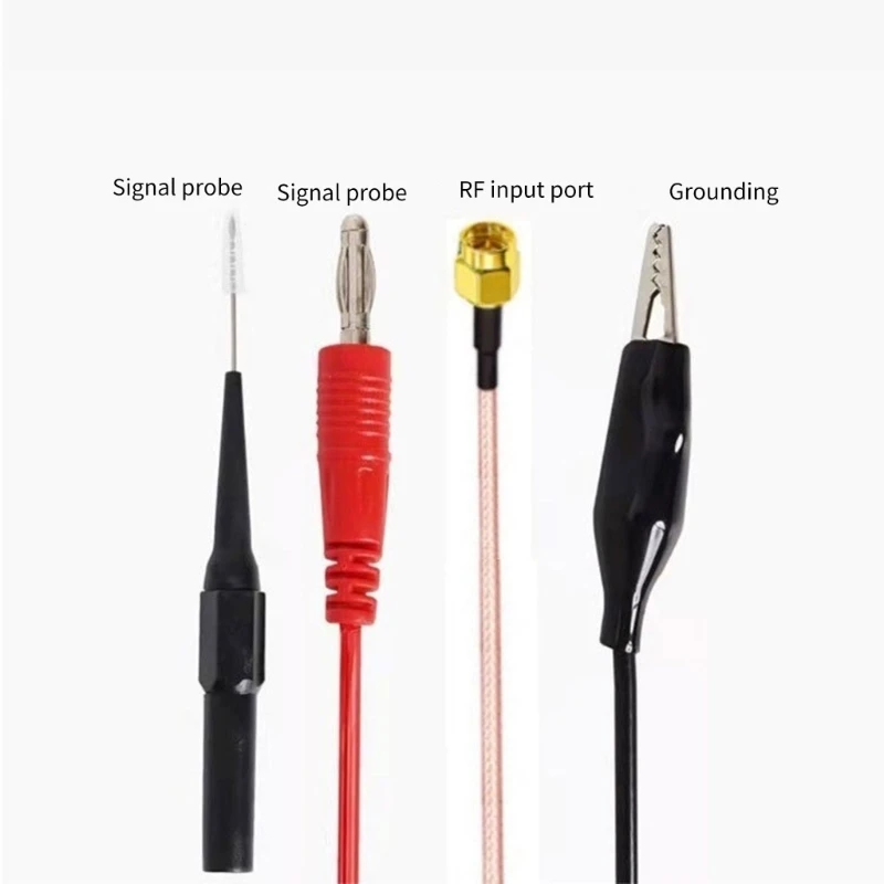 오실로스코프 프로브 세트 100MHz 정밀 스코프 분석기 악어 클립 프로브