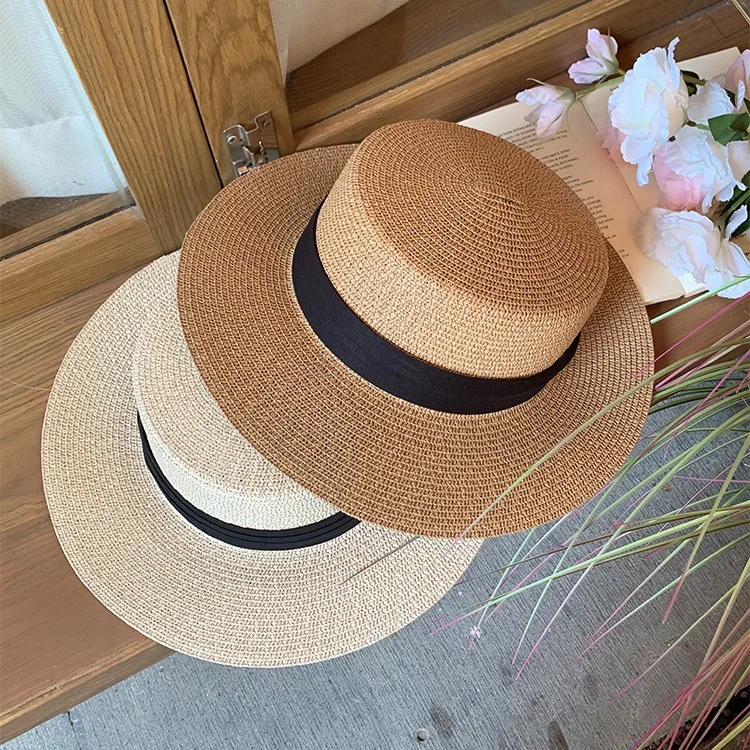 Hot Unisex Women Men Fashion Summer Casual Trendy Beach Sun Straw Panama Jazz Hat Cowboy Fedora Hat Gangster Cap