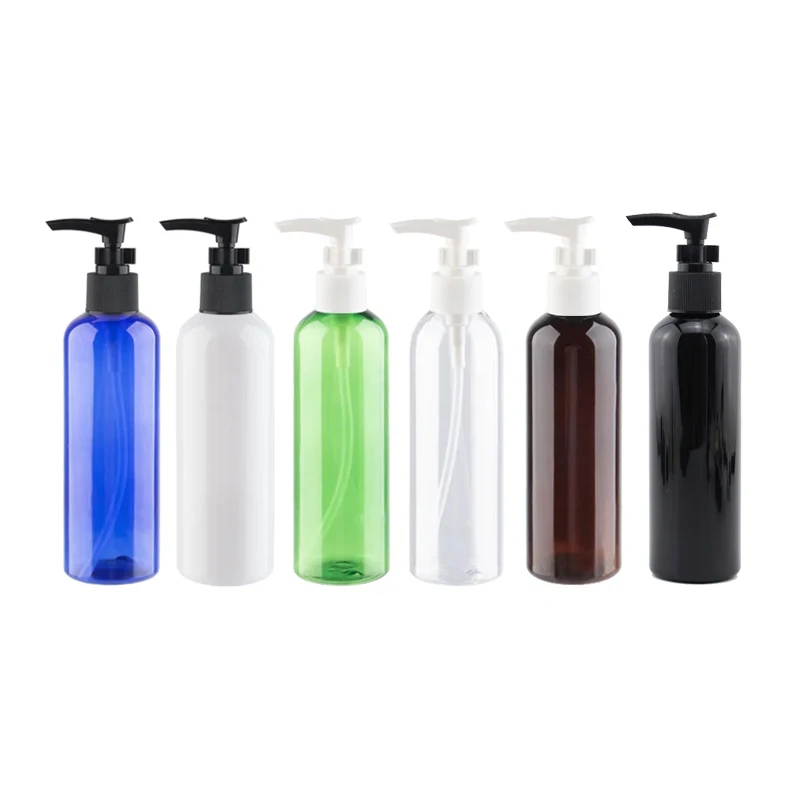 

25pcs 150ml 200ml 250ml Plastic Bayonet Lotion Pump Bottles For Toner Shampoo Shower Gel Facial Cream Containers Refillable