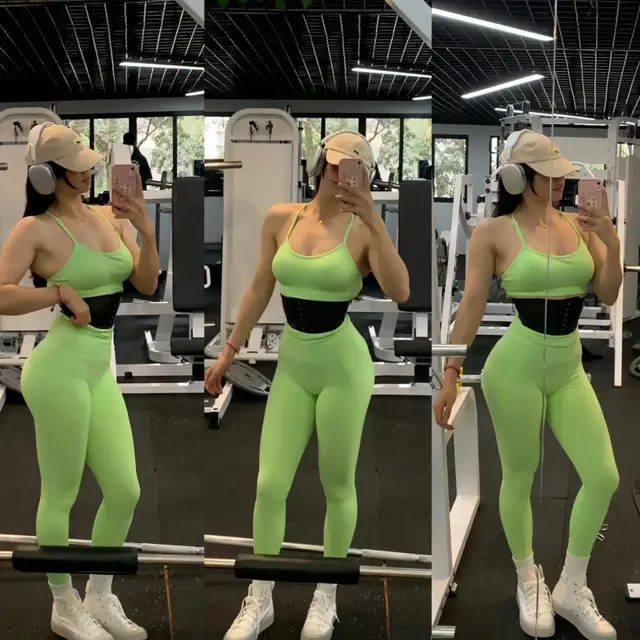 Pantalon de yoga taille haute couleur arc-en-ciel bonbon, pantalon de fitness pour soulever les fesses, belles fesses, fesses américaines respirantes