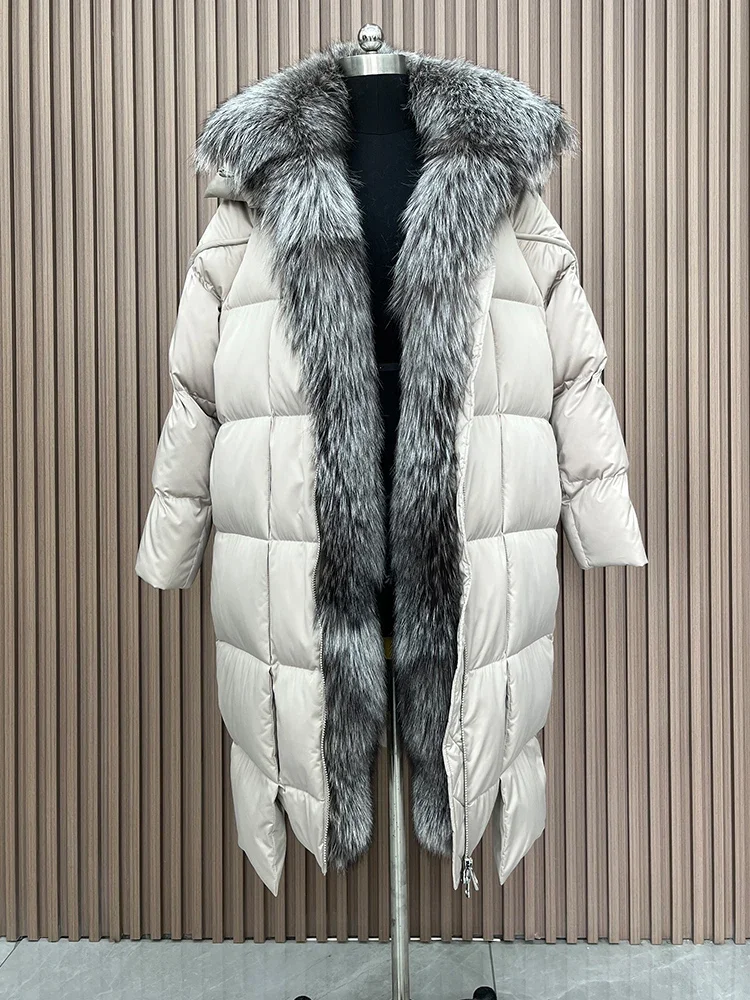 Рисунок 6 - Новинка, Женское зимнее длинное пальто с гусиным пухом