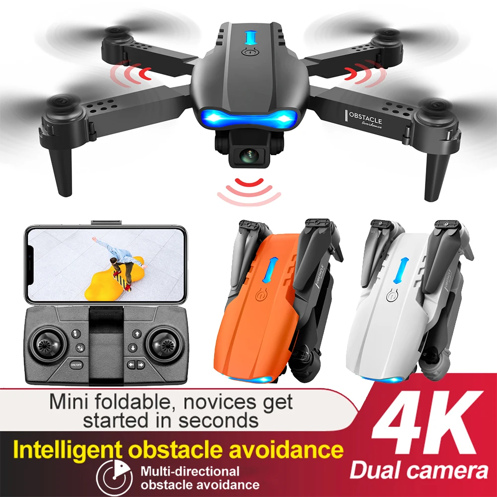 LSRC New Mini Drone E99 K3 PRO 4K HD Camera WIFI FPV Obstacle Avoidance Foldable Profesional RC Dron Quadcopter Helicopter Toys |