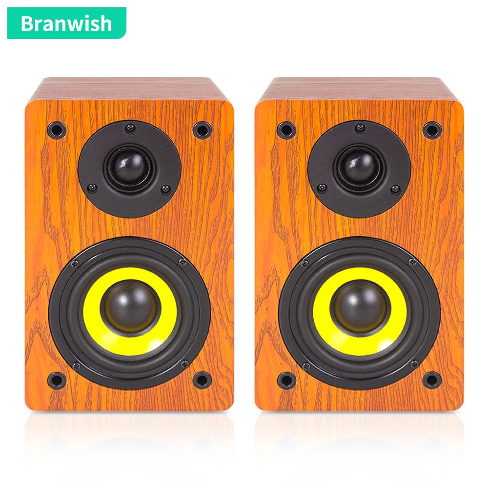 120W High-power High-fidelity Speaker Home HIFI Fever Passive Audio Home Theater Bookshelf Desktop Surround 4 Inch Speakers