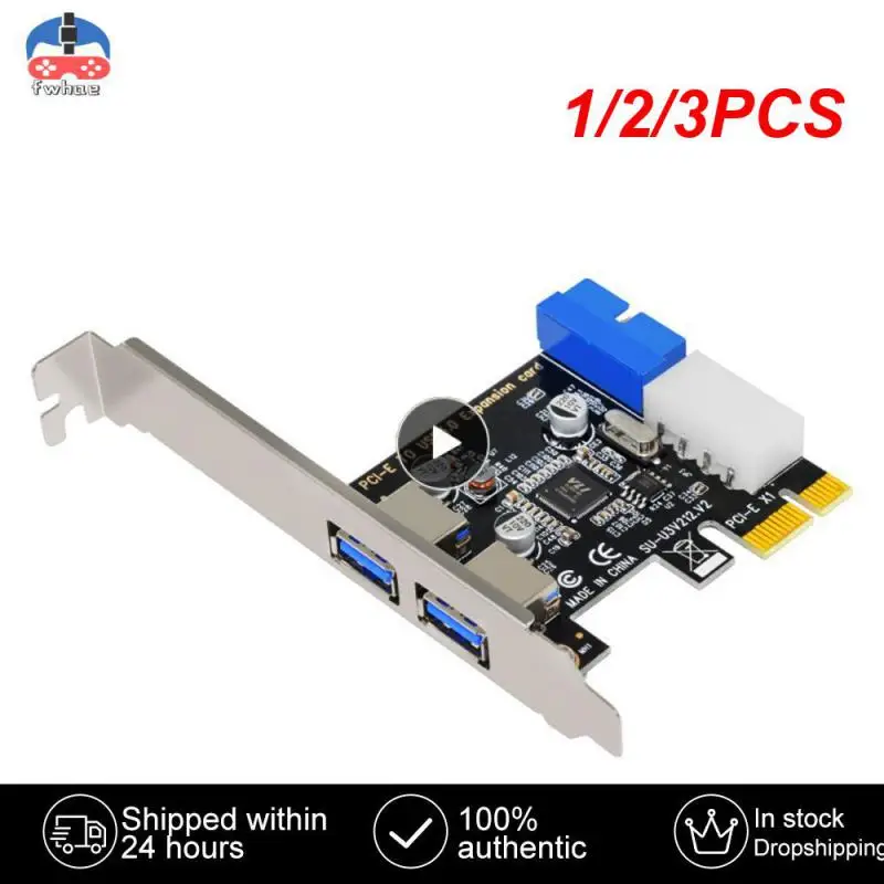 

1/2/3 шт., адаптер PCI E на USB 3,0, 20 контактов