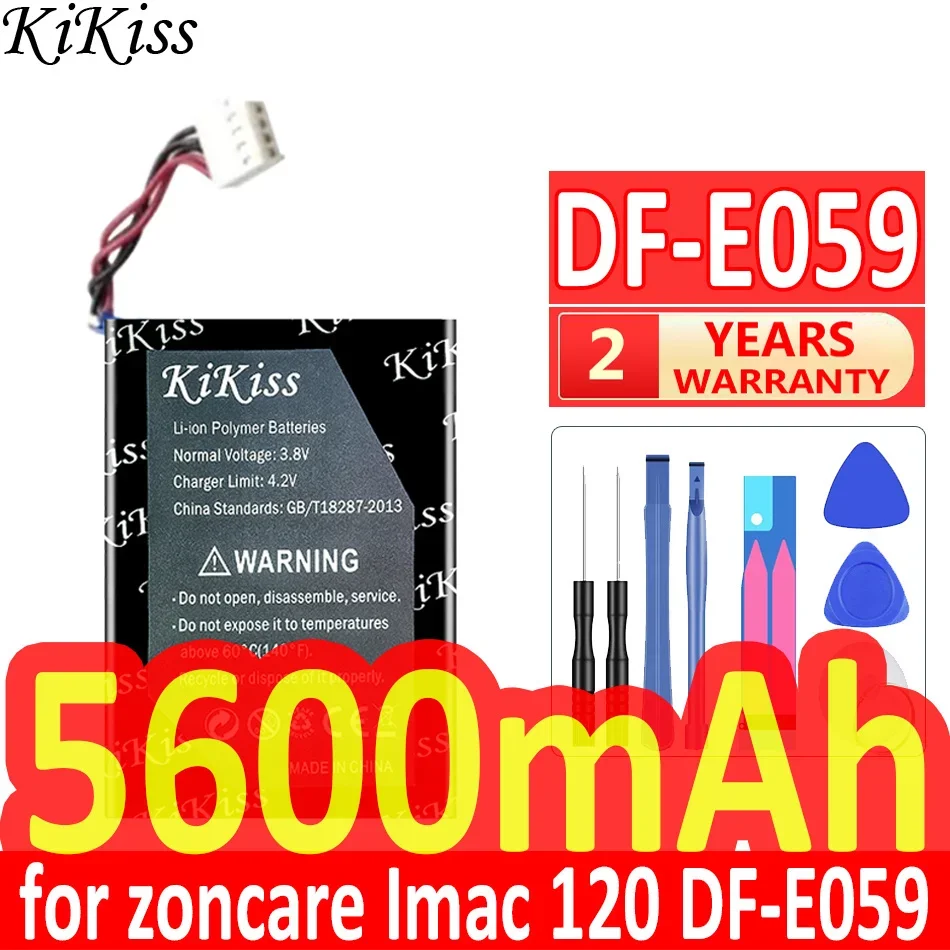 

Мощная батарея 5600mAh KiKiss для zoncare Imac 120 DF-E059 ICR18650 14,8 V, цифровая, многоканальная