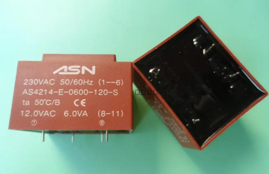 6VA 230V/12V transformer AS4214-E-0600-120-S replaces 05-1004-14