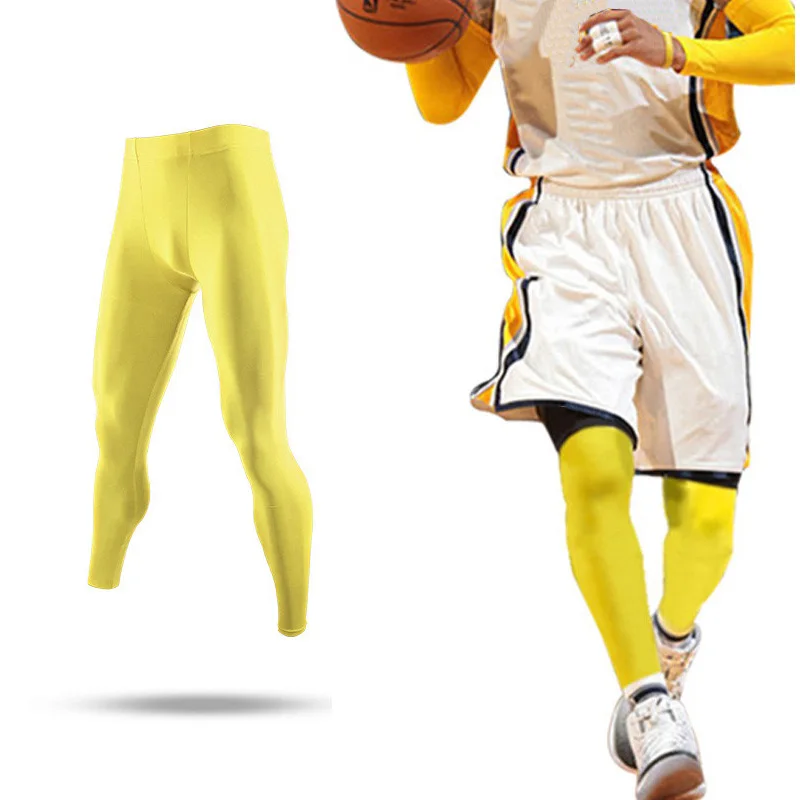 Winter Spring Men Sports Leggings GYM Pants Basketball Football Soccer Fitness Exercise Hiking