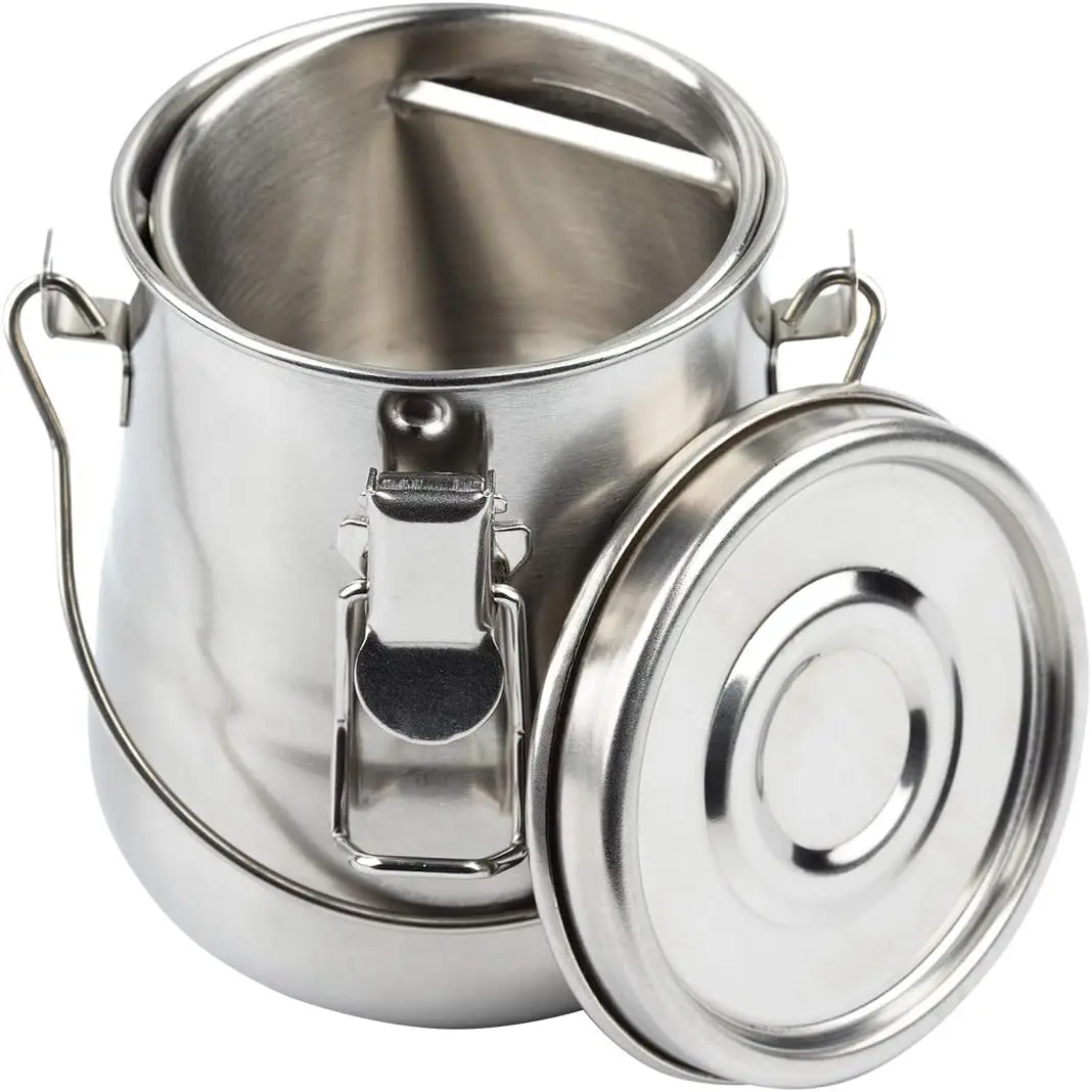 1 x große, auslaufsichere Premium-Pinselwaschmaschine aus Edelstahl für Künstler, tragbarer Deluxe-Pinselreiniger mit Deckel und Filtersieb – Detail 1
