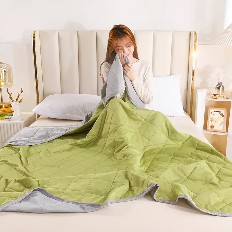 Cooling Blankets Moisture Wicking Blanket Gravity Cooling Weighted