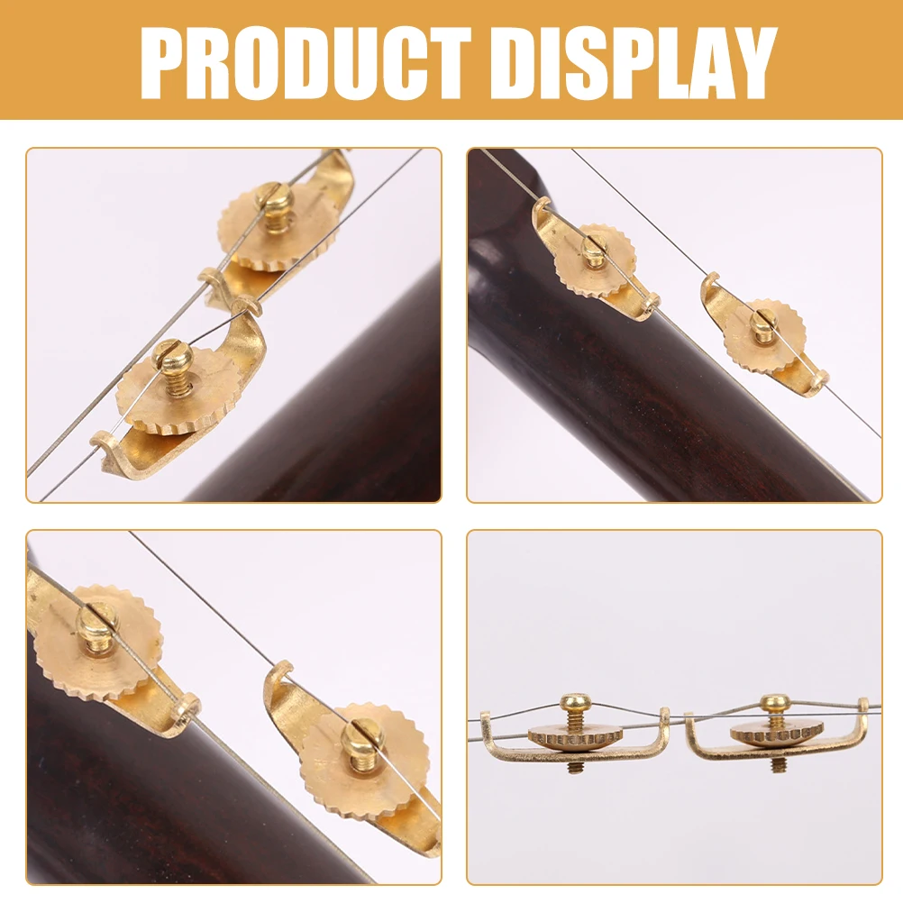 5Pairs Useful Erhu Tuner Multiple Use Tuner for Instruments Erhu Turner Exquisite Tuning Tool