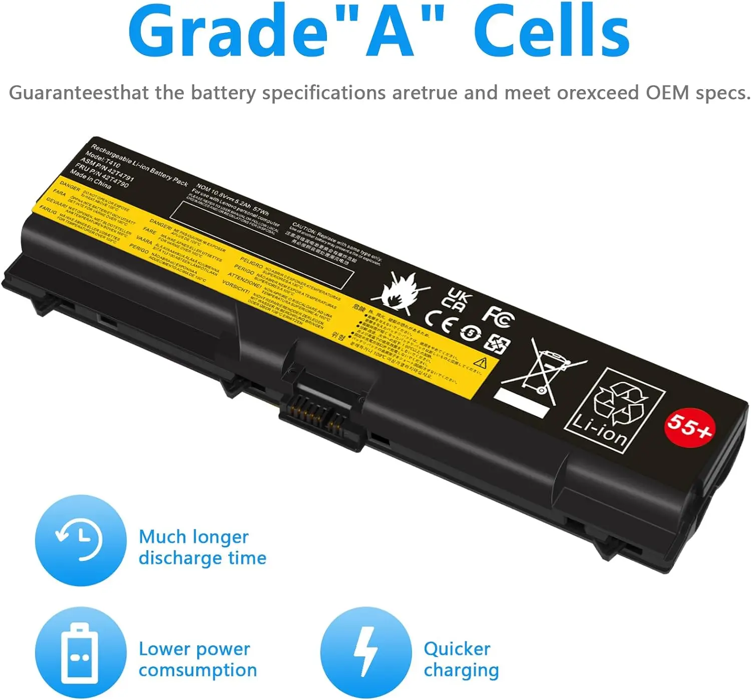 High-Performance Replacement Battery for Lenovo ThinkPad Series